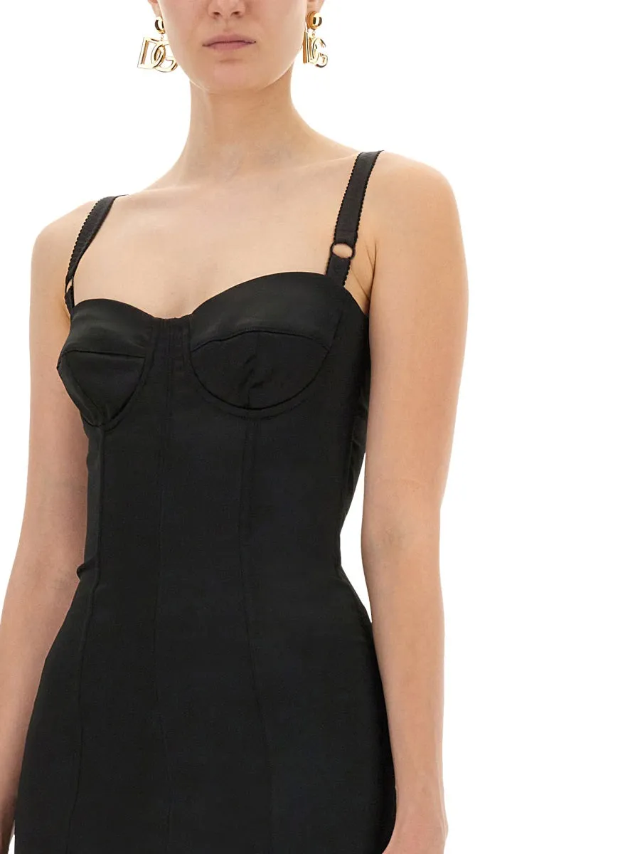Satin Bustier Longuette Dress sold by Lord & Taylor product image thumbnail 3