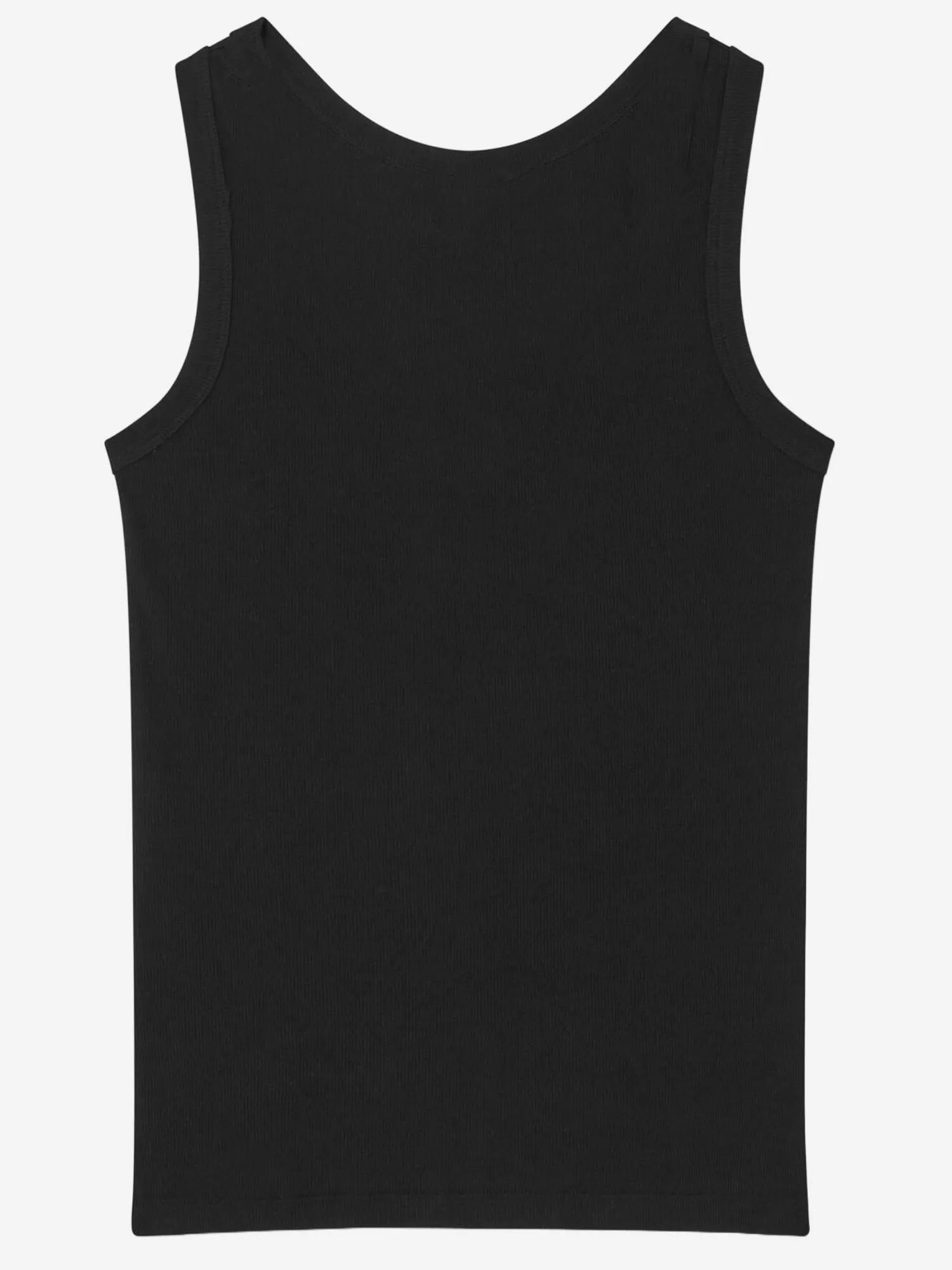 Stretch Cotton Tank Top with Logo sold by Lord & Taylor product image thumbnail 3