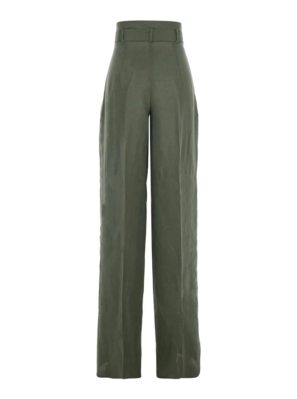 Trousers Materi Green Linen sold by Lord & Taylor product image thumbnail 2