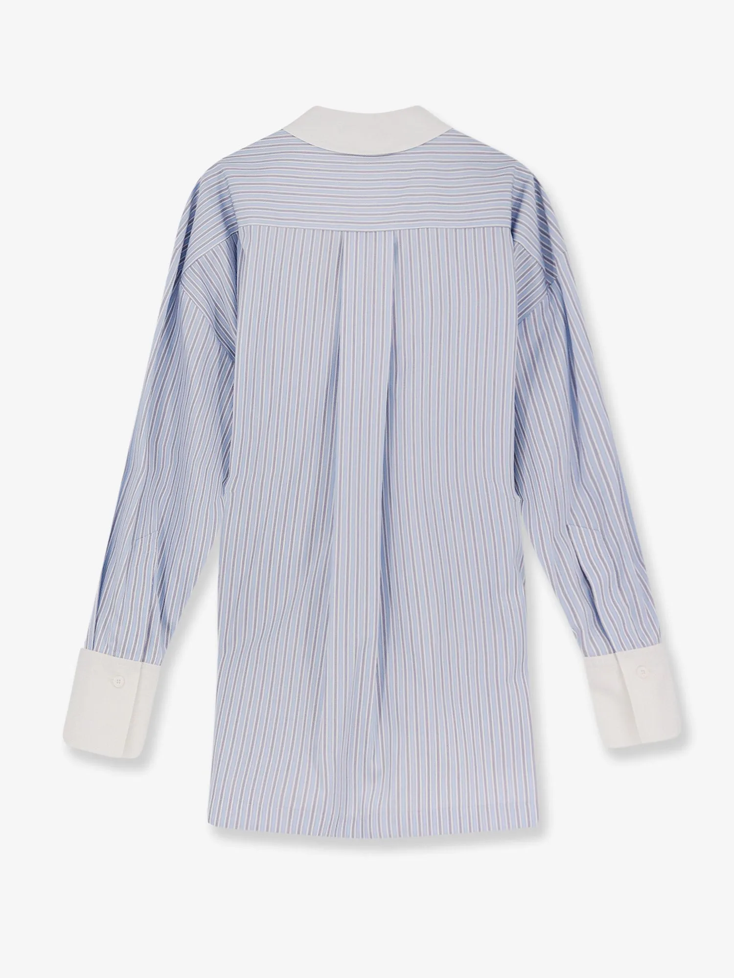 Oversize Striped Cotton Shirt sold by Lord & Taylor product image thumbnail 5