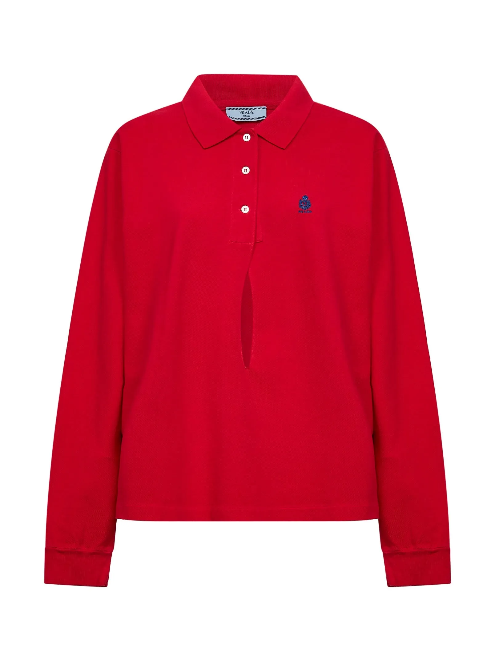 Polo Shirt Cotton Piqué Red sold by Lord & Taylor