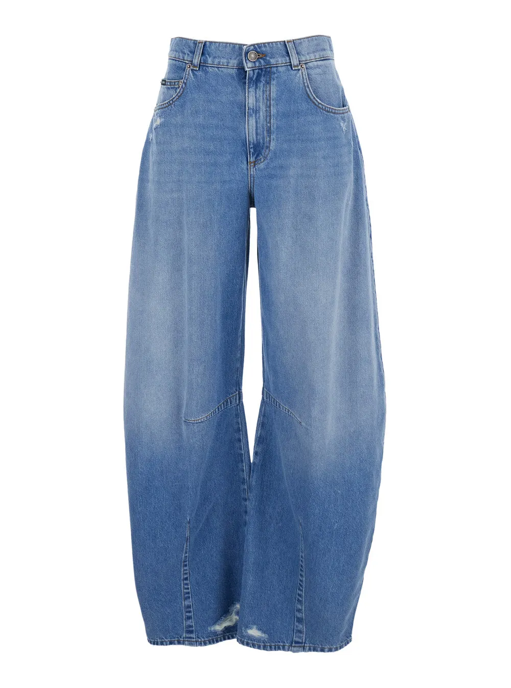 Jeans Balloon Effect Blue Denim sold by Lord & Taylor