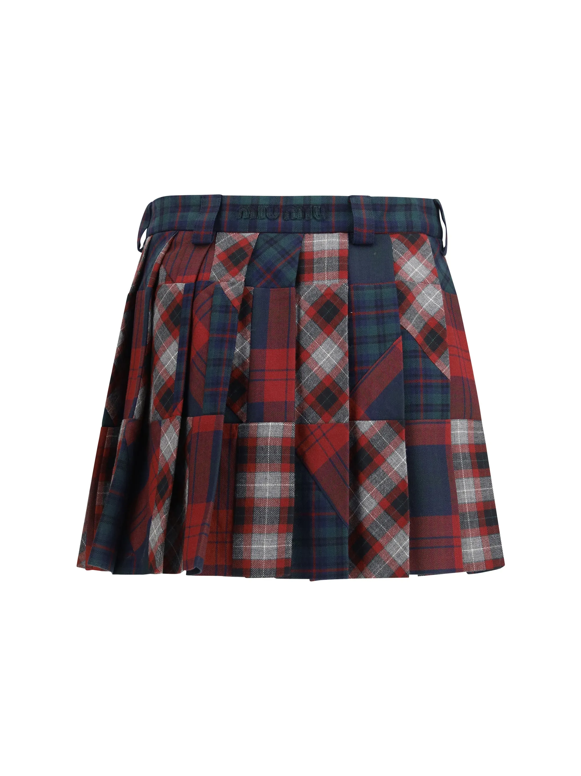 Skirt Pleated Patchwork Tartan Multicolour sold by Lord & Taylor product image thumbnail 2