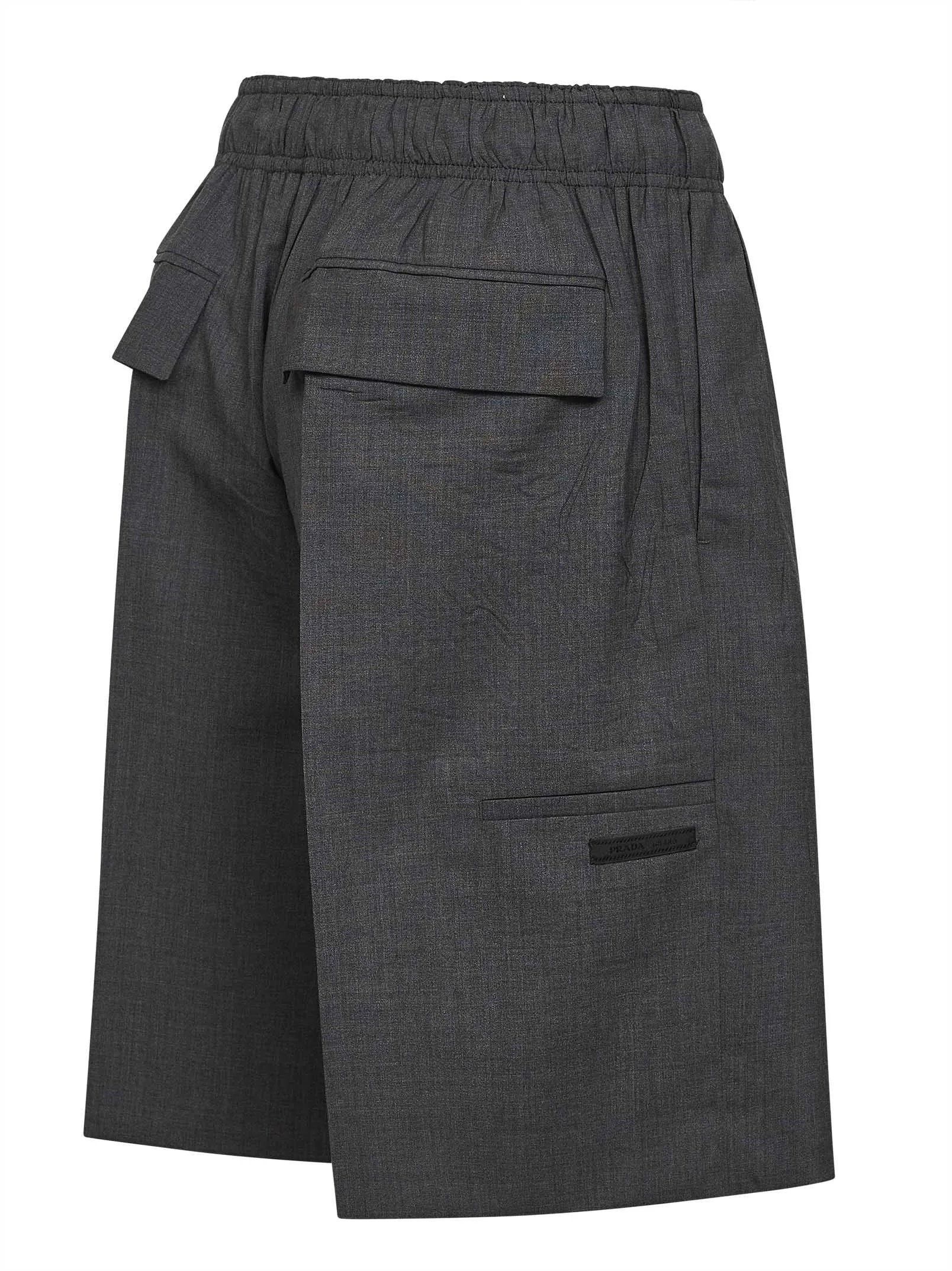 Slate Virgin Wool Bermuda Shorts sold by Lord & Taylor product image thumbnail 3