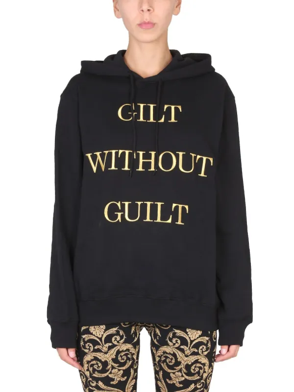 Gilt Without Guilt Sweatshirt made by Moschino