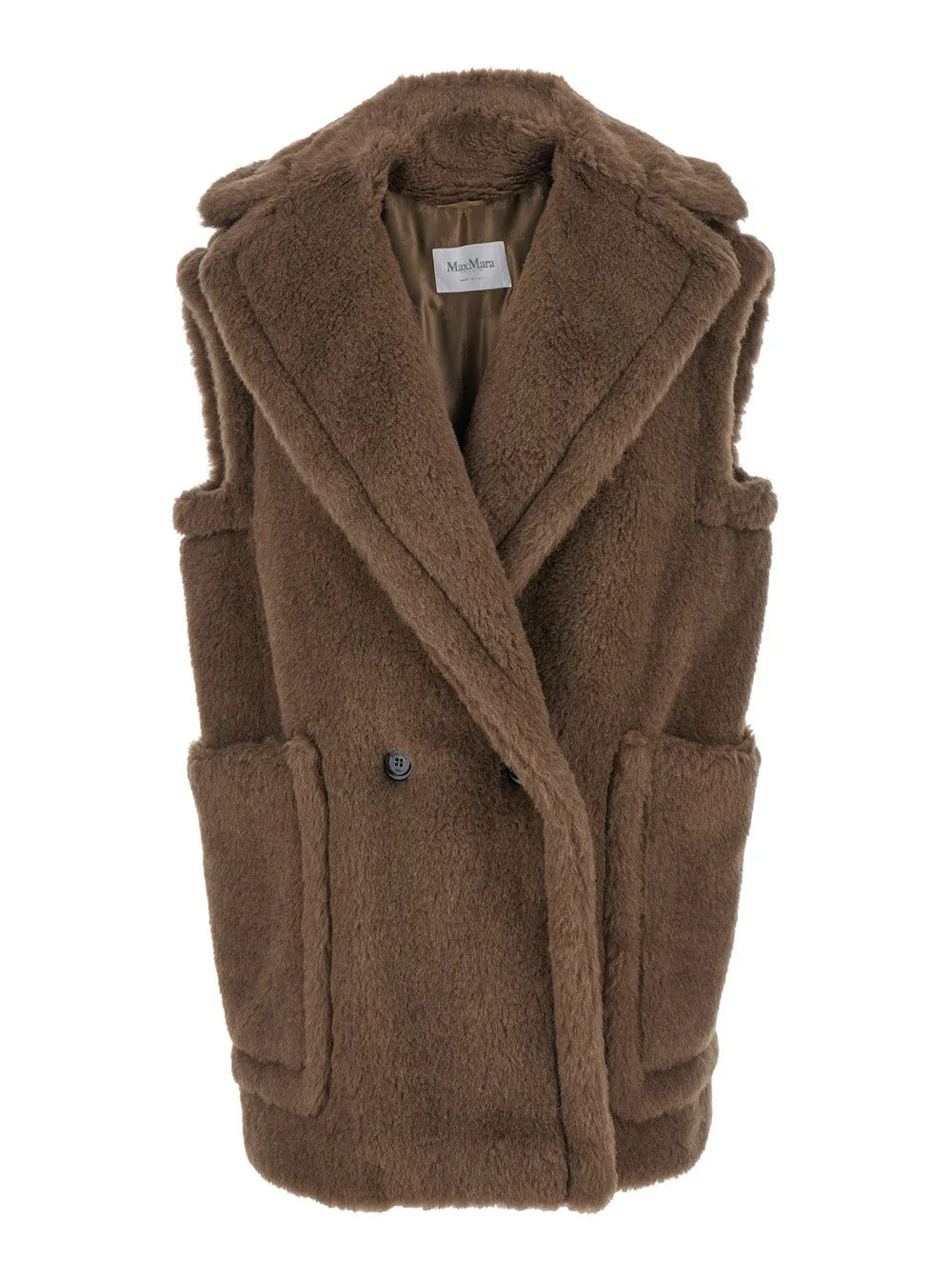 Brown Fur Vest with Wide Lapels sold by Lord & Taylor