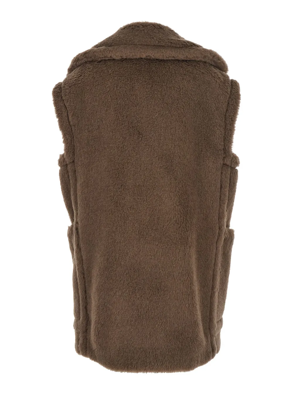 Brown Fur Vest with Wide Lapels sold by Lord & Taylor product image thumbnail 2