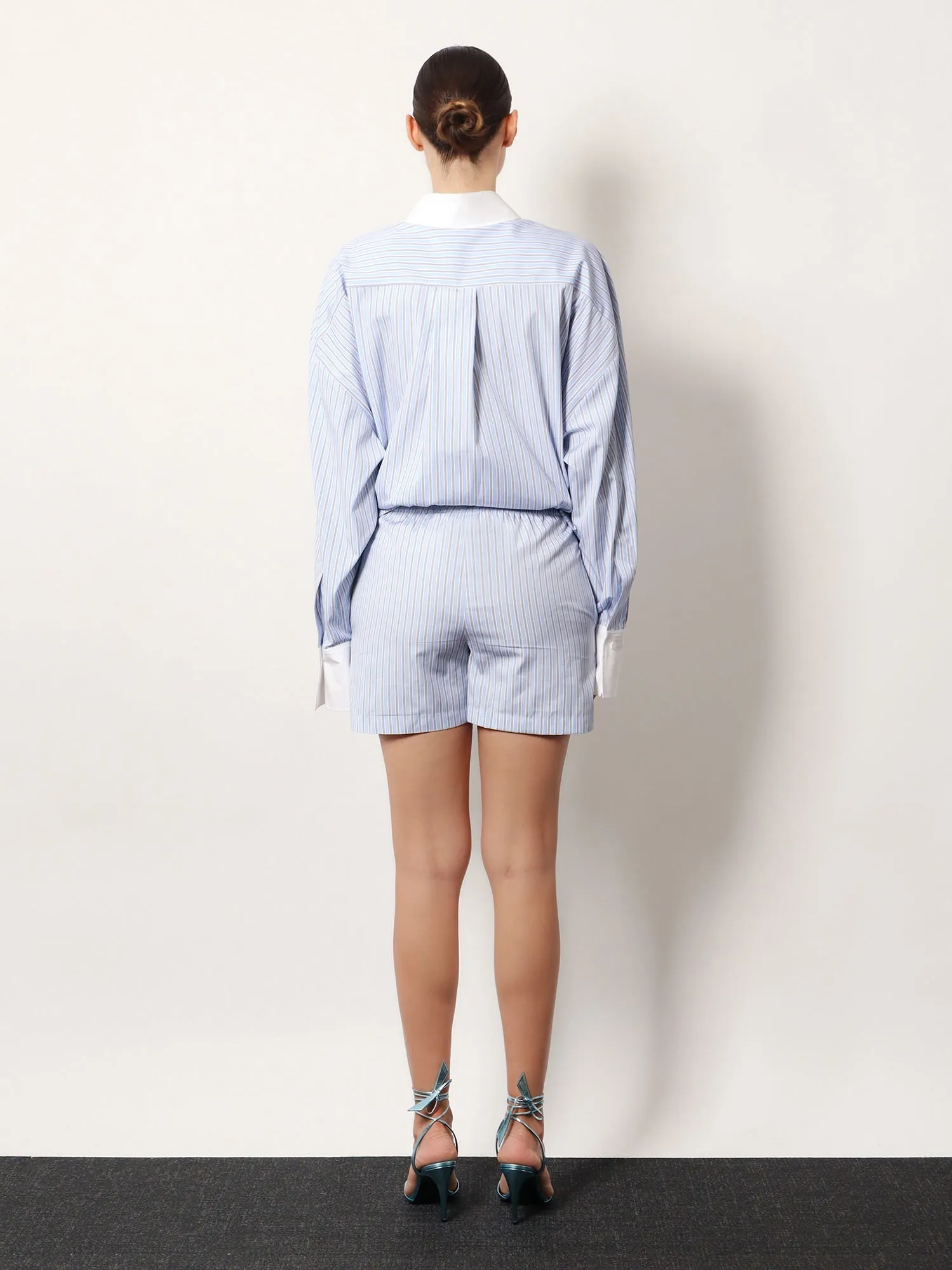 Striped Cotton Shorts sold by Lord & Taylor product image thumbnail 3