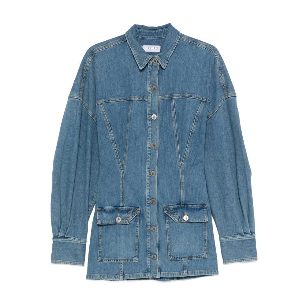 Sky Blue Dress with Front Flap Pockets sold by Lord & Taylor