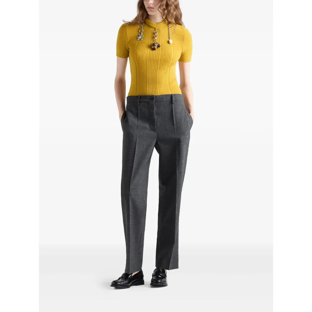Tailored Pleated Trousers Grey sold by Lord & Taylor product image thumbnail 2