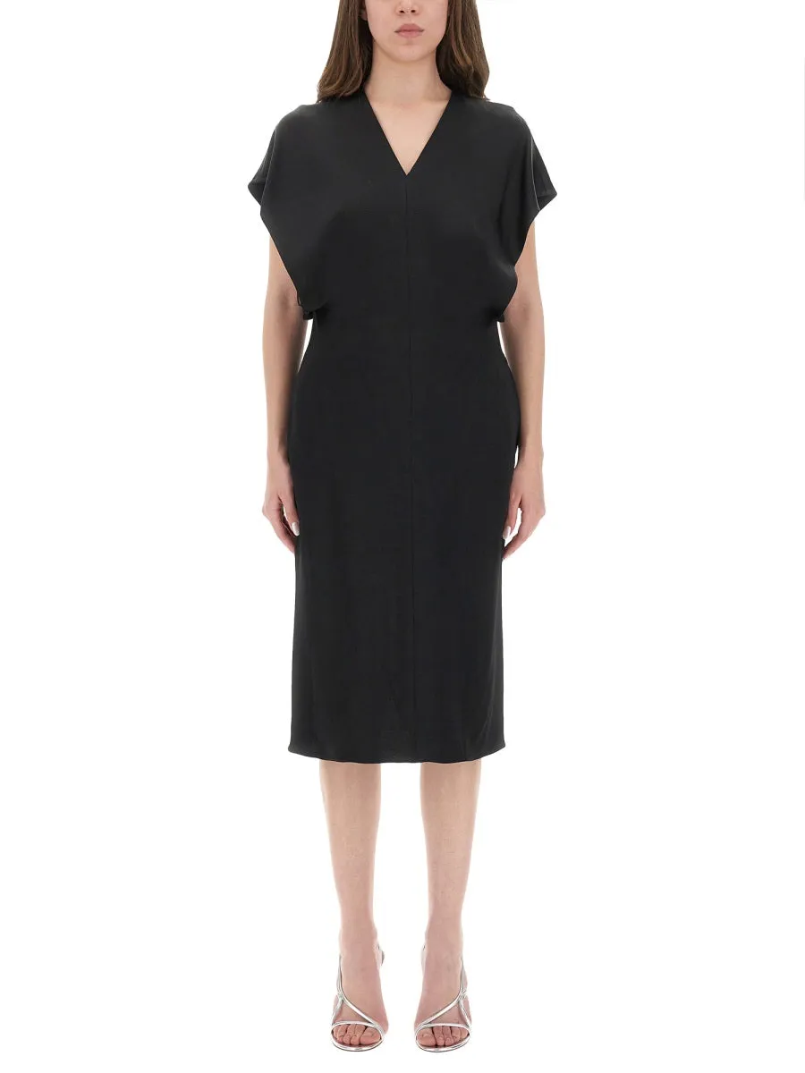 Midi Dress with Wing Sleeves sold by Lord & Taylor