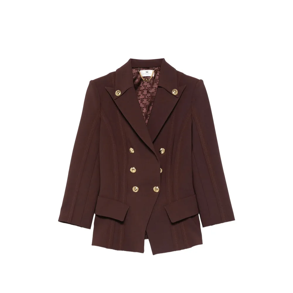 Double-Breasted Jacket Brown sold by Lord & Taylor