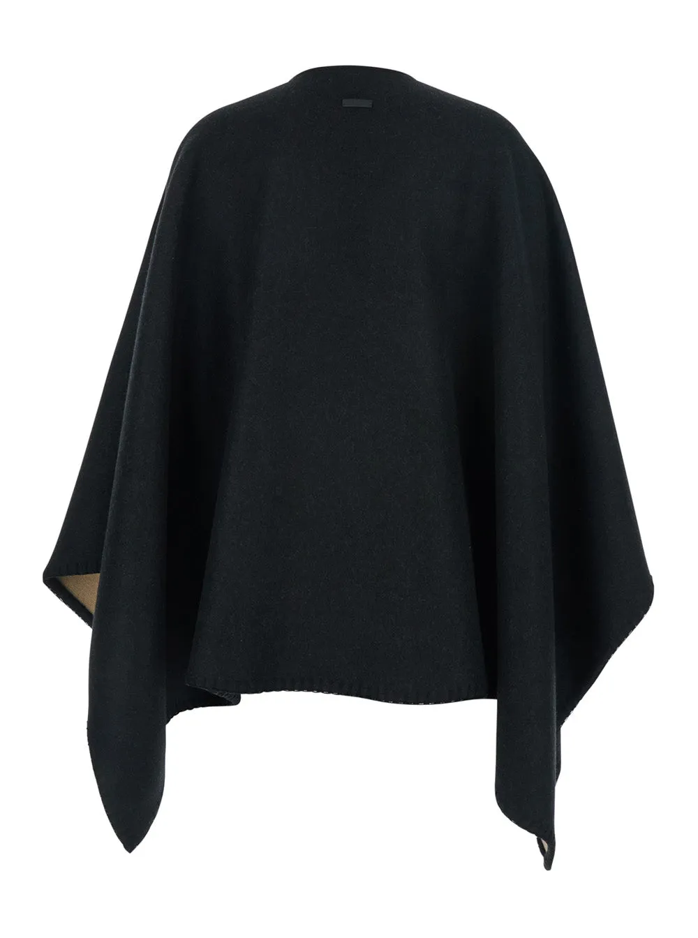 Reversible Cape Nadir Black Cashmere-Wool sold by Lord & Taylor product image thumbnail 2