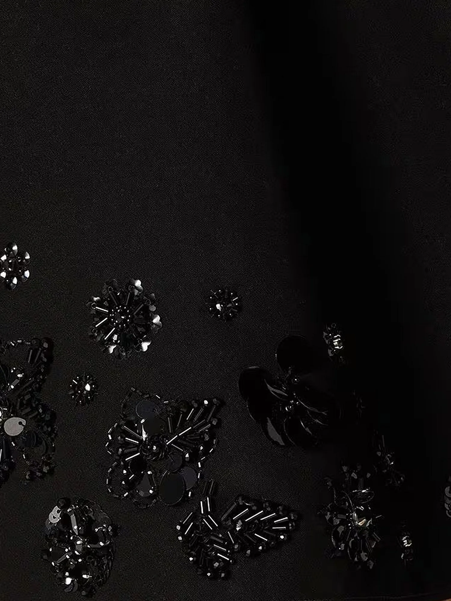 Cotton Blend Midi Skirt with Floral Sequin and Crystal Details sold by Lord & Taylor product image thumbnail 5