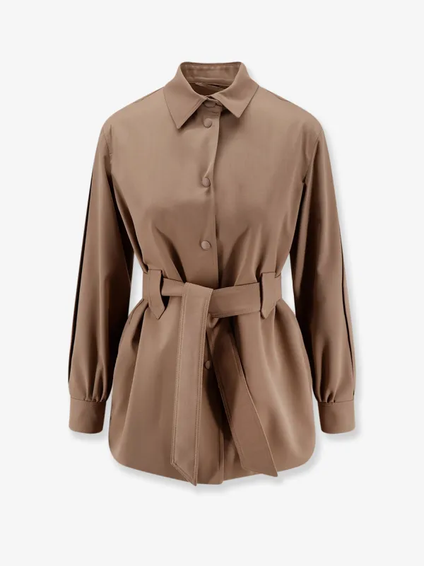 Virgin Wool Shirt/Jacket made by MaxMara