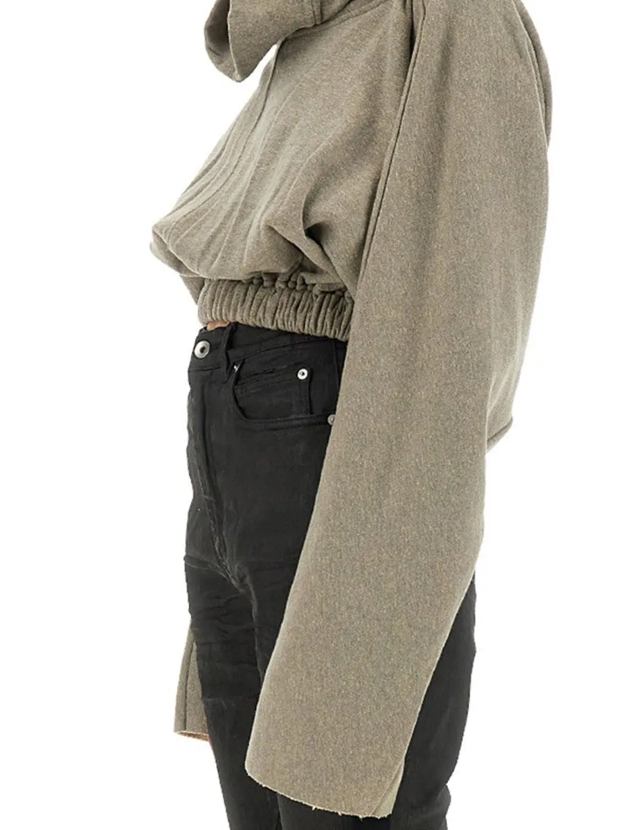 Cropped Hooded Tunic Sweatshirt sold by Lord & Taylor product image thumbnail 4
