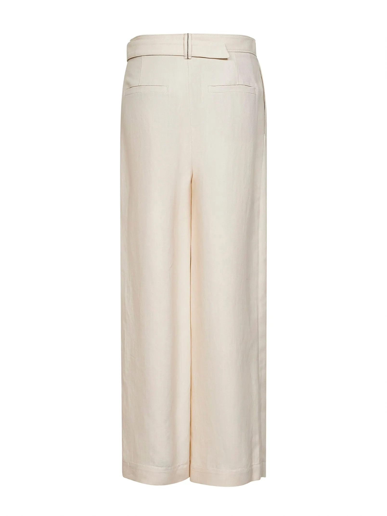 Ivory Fluid Twill Sartorial Wrap Trousers sold by Lord & Taylor product image thumbnail 2