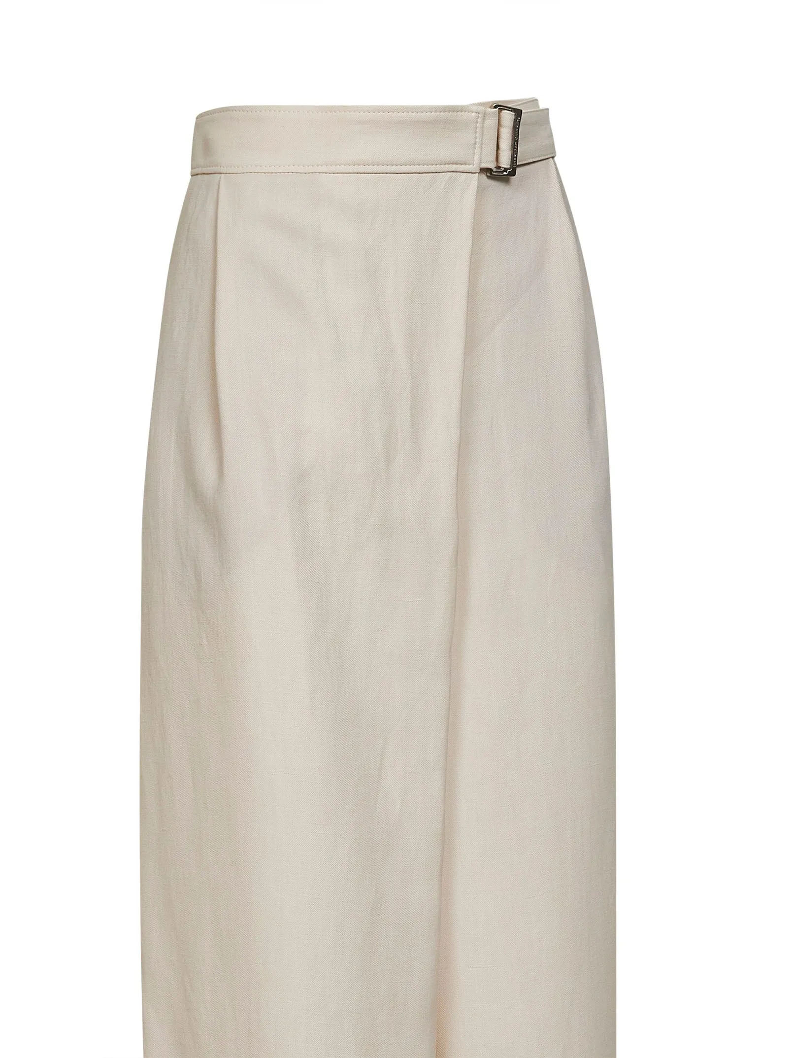 Ivory Fluid Twill Sartorial Wrap Trousers sold by Lord & Taylor product image thumbnail 3
