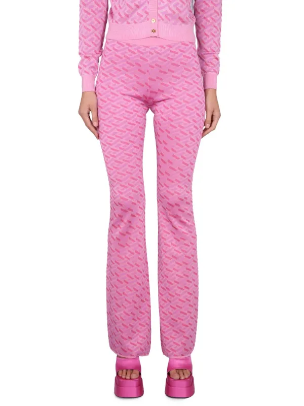 Jacquard Pants with Greek Print made by Versace