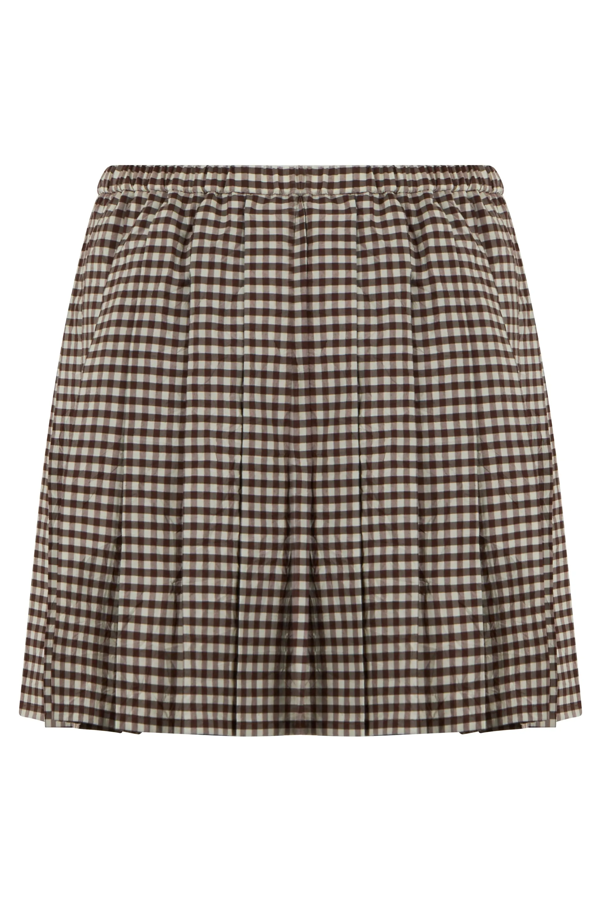 Mini Skirt Mixed Cotton Brown sold by Lord & Taylor product image thumbnail 2
