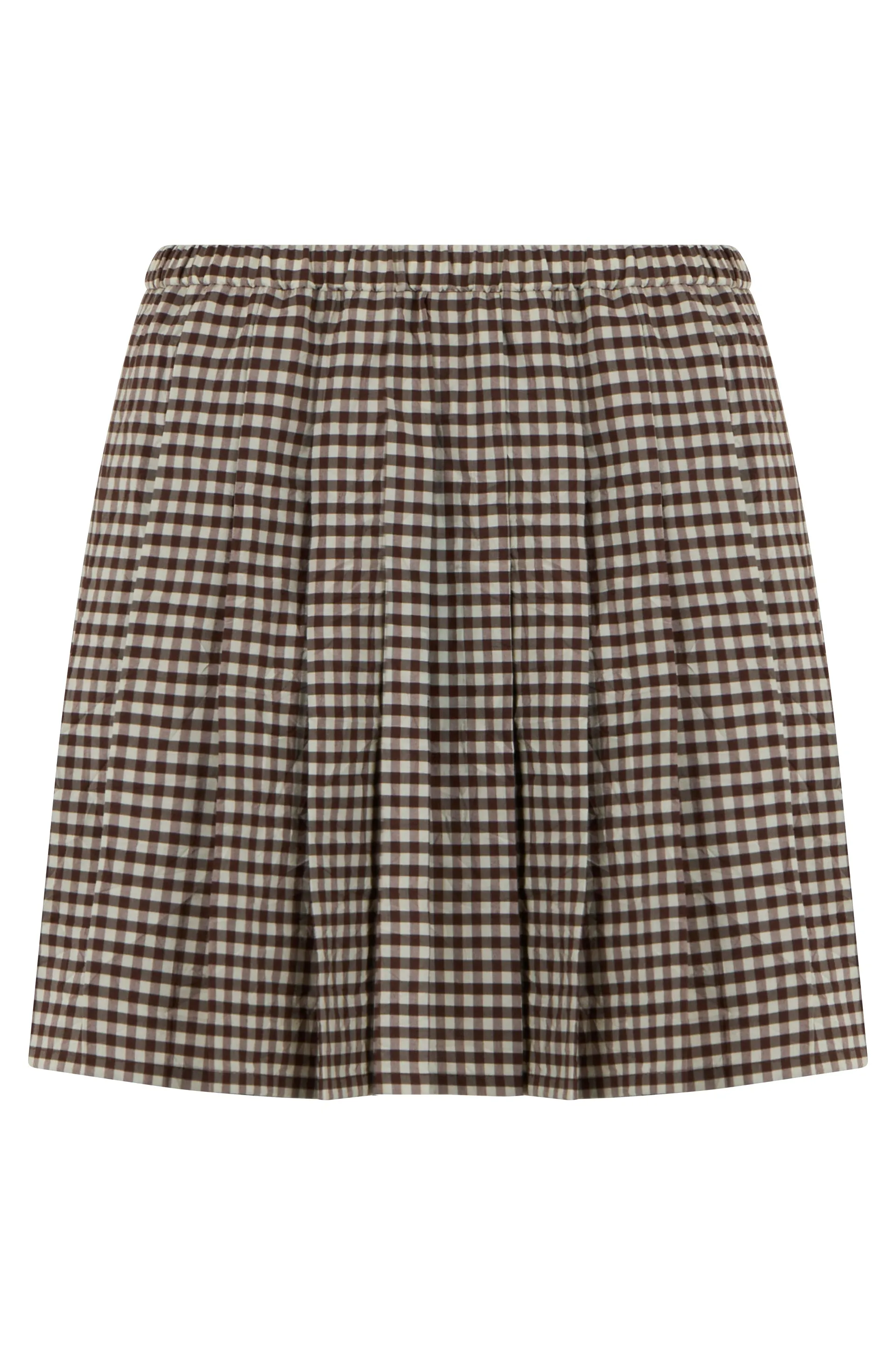 Mini Skirt Mixed Cotton Brown sold by Lord & Taylor