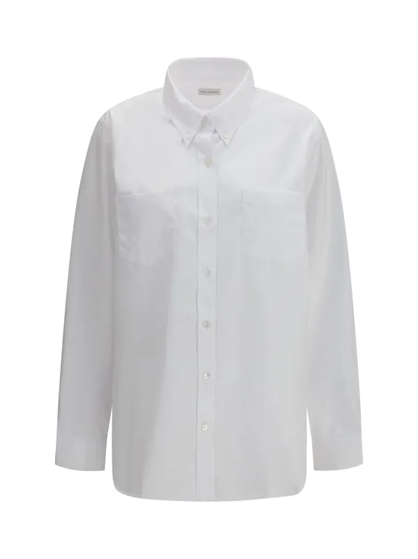 Shirt Loose Cotton White made by Dries Van Noten