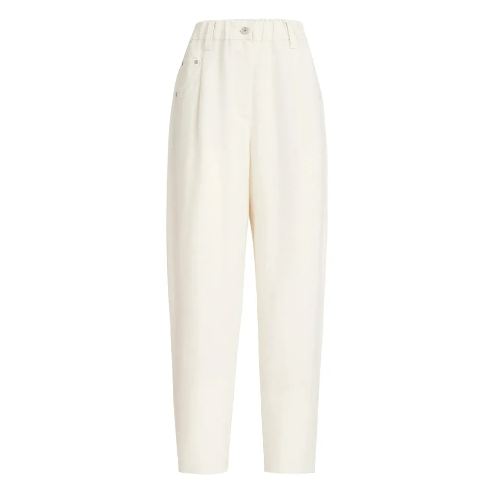 Tapered Trousers Linen-Blend sold by Lord & Taylor