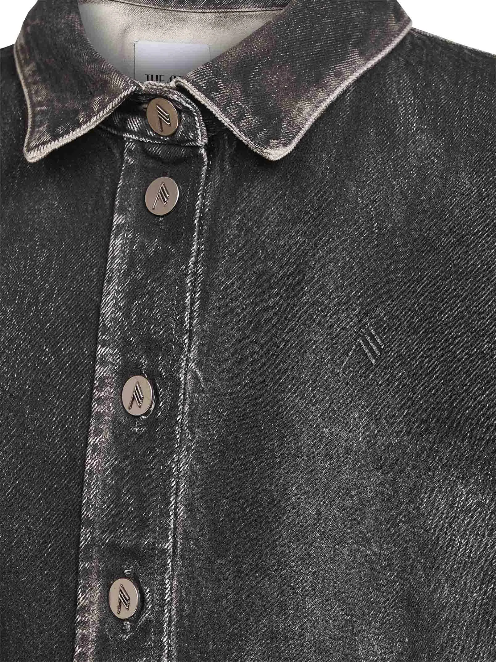 Black Denim Shirt Jacket sold by Lord & Taylor product image thumbnail 3