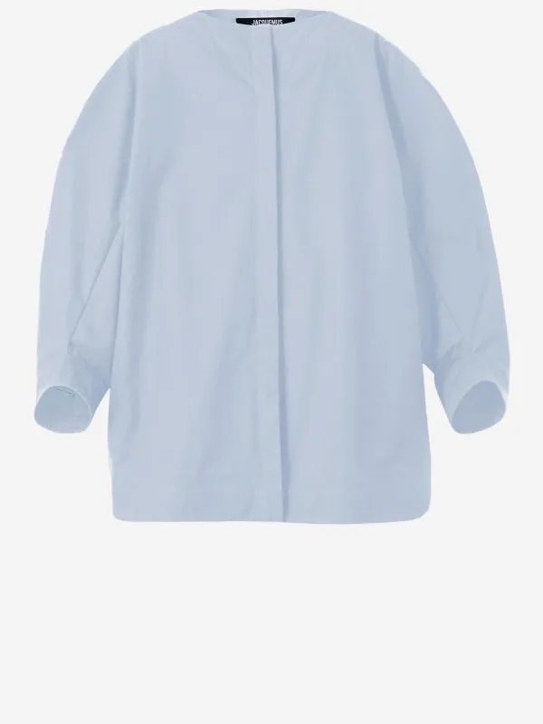 Shirt Light Blue made by Jacquemus