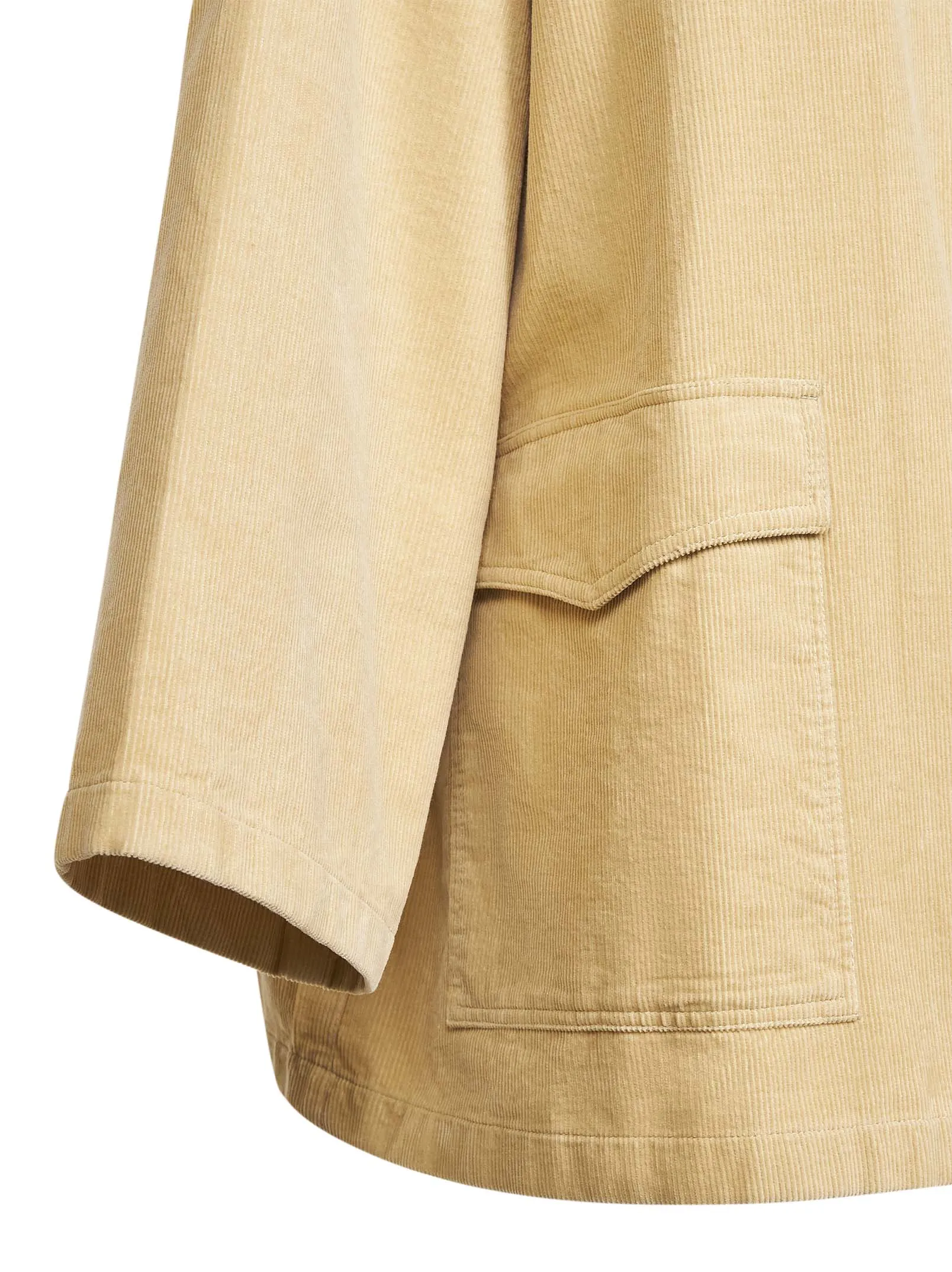 Beige Corduroy Shirt Jacket sold by Lord & Taylor product image thumbnail 3