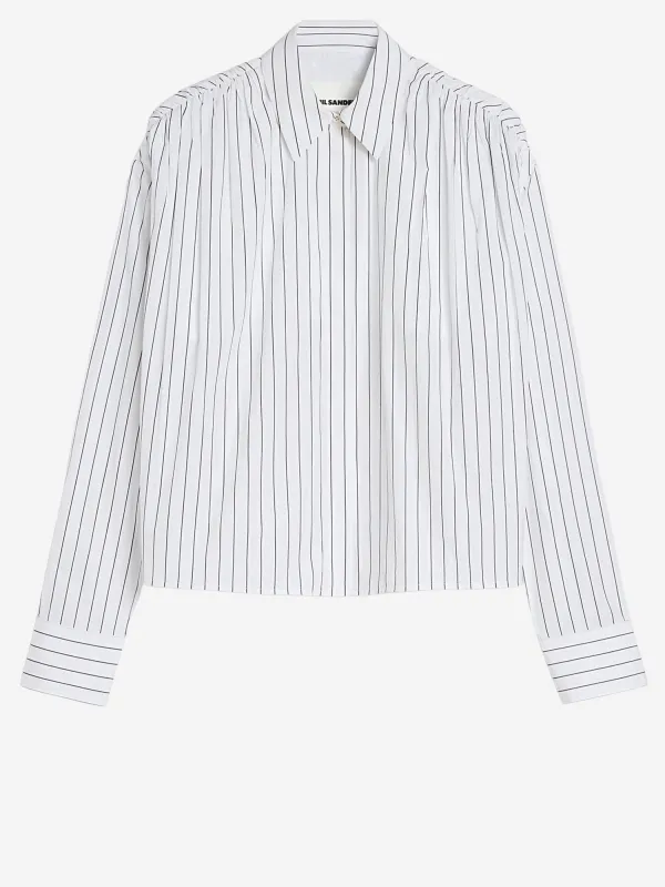 Striped Cotton Shirt made by Jil Sander