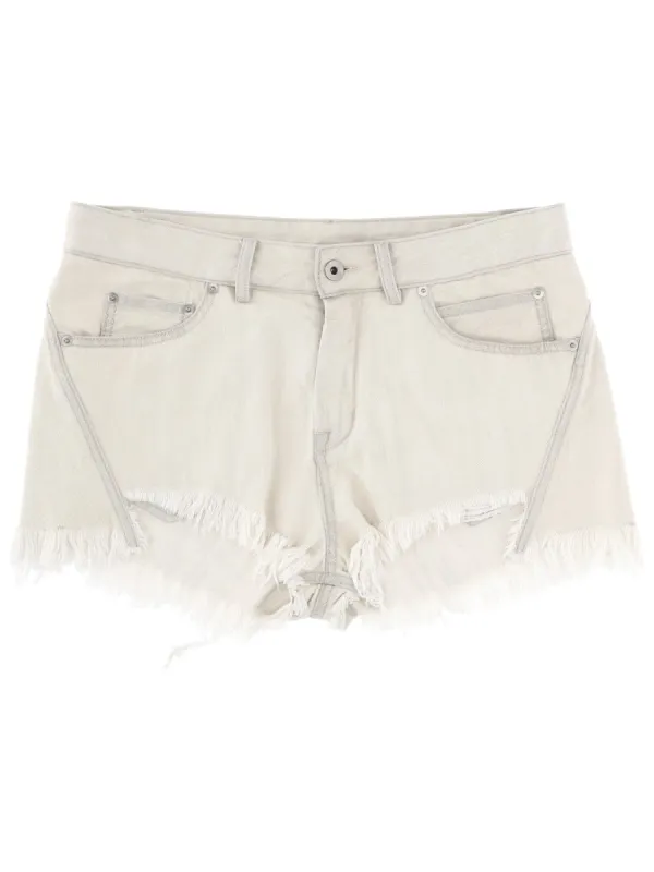 Shorts BIAS CUTOFFS Ivory made by Rick Owens