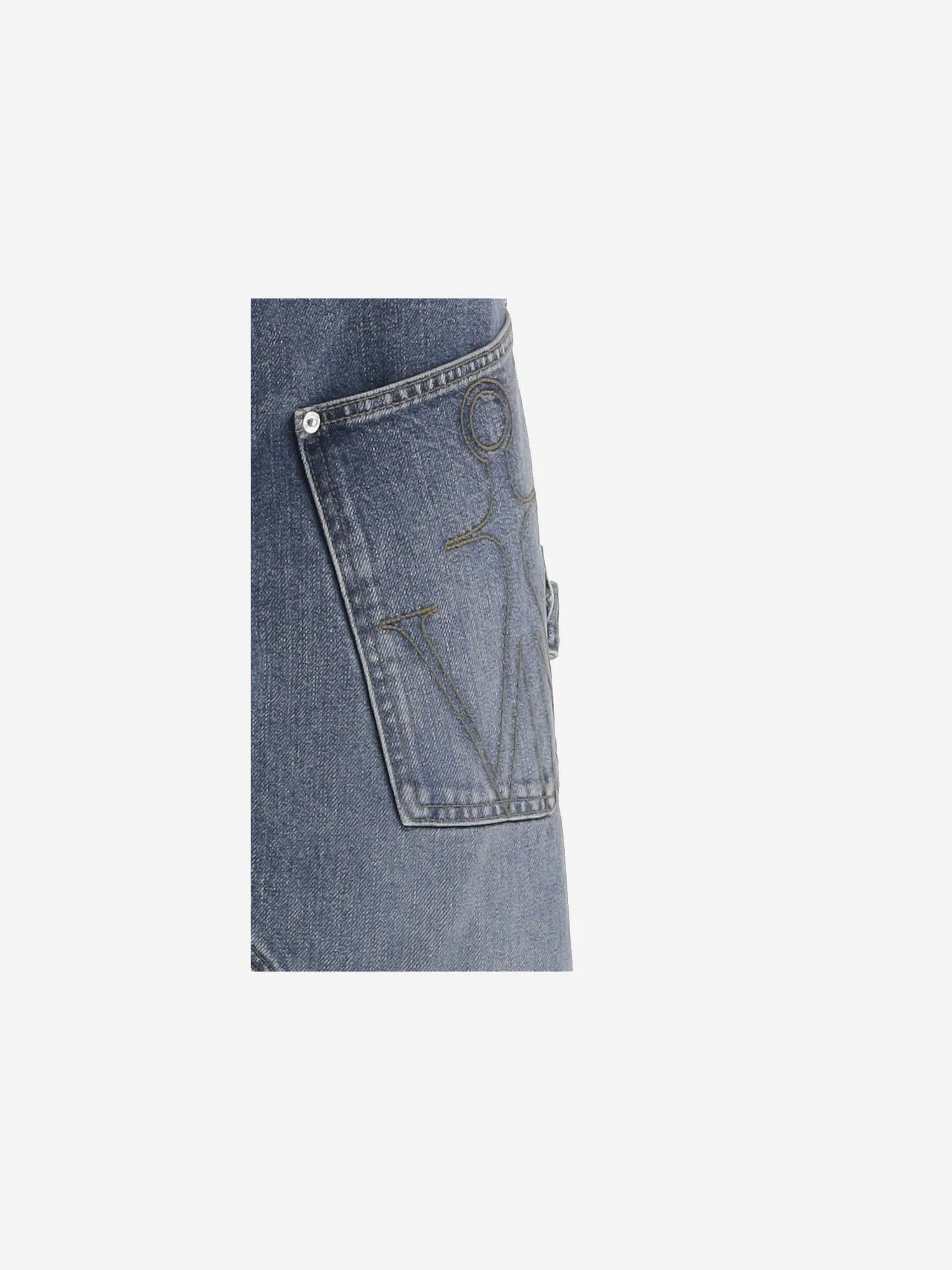 Cotton Denim Jeans with Logo sold by Lord & Taylor product image thumbnail 2