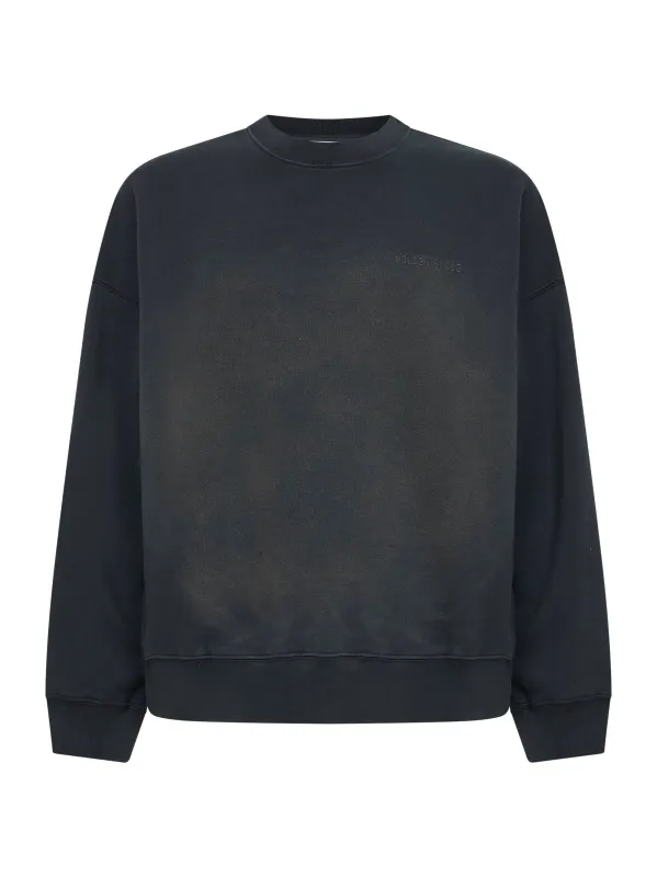 Bleached Cotton Journey Sweatshirt made by Golden Goose