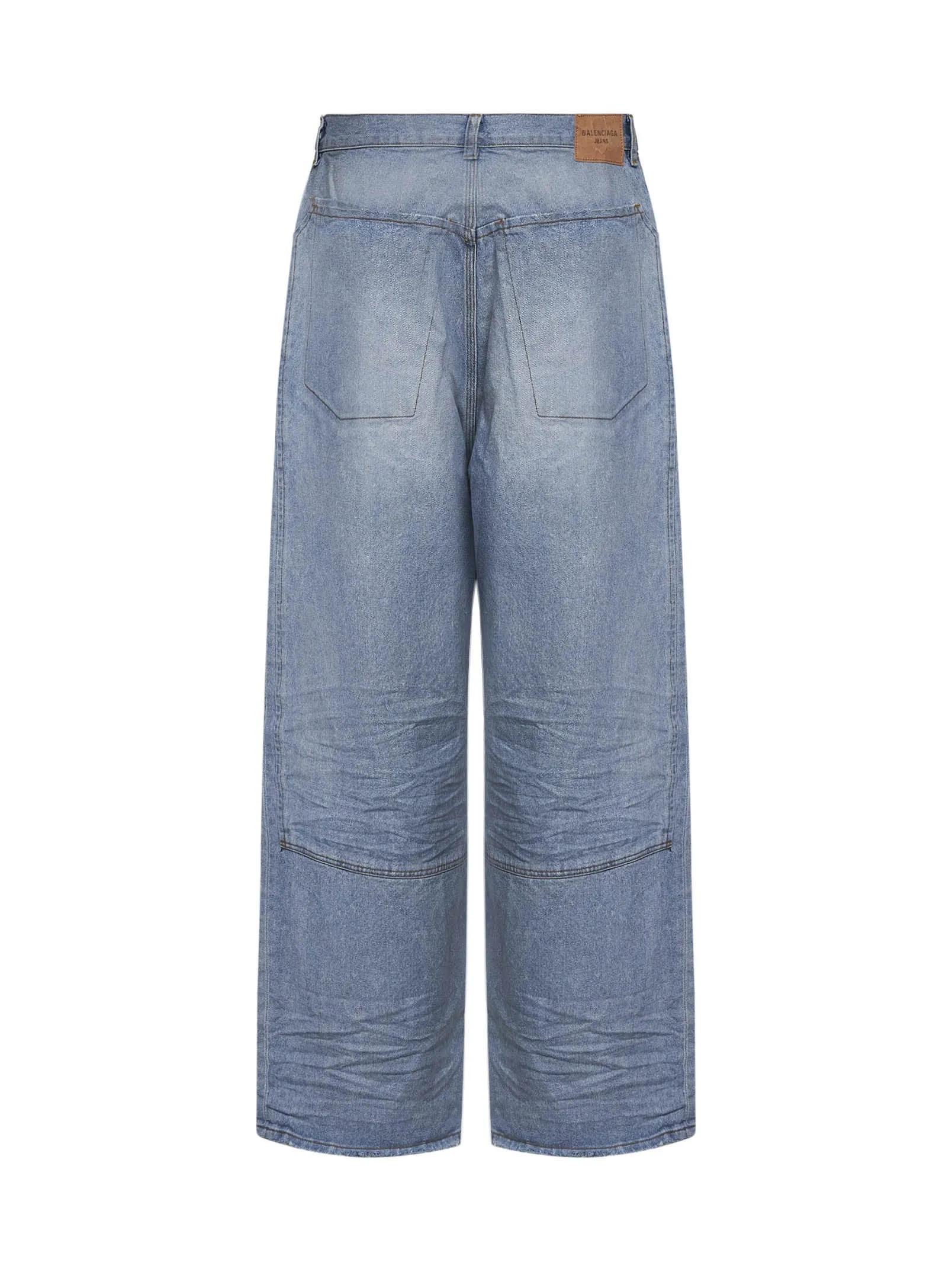 Light Blue Cotton Denim Baggy Jeans sold by Lord & Taylor product image thumbnail 2