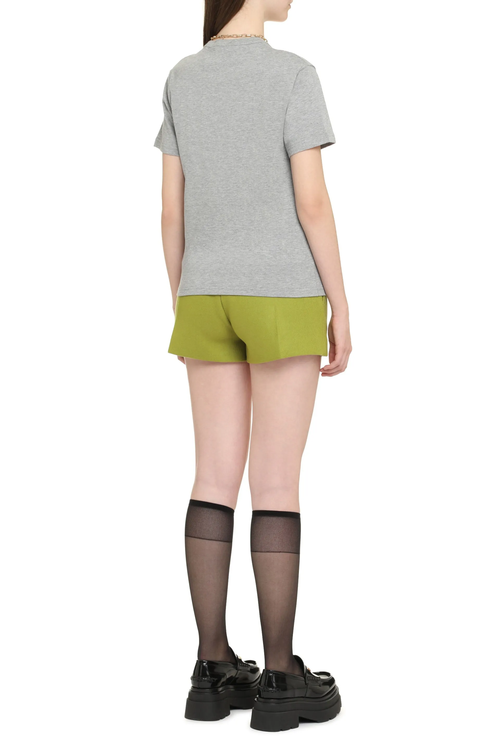 Wool Shorts in Green sold by Lord & Taylor product image thumbnail 4