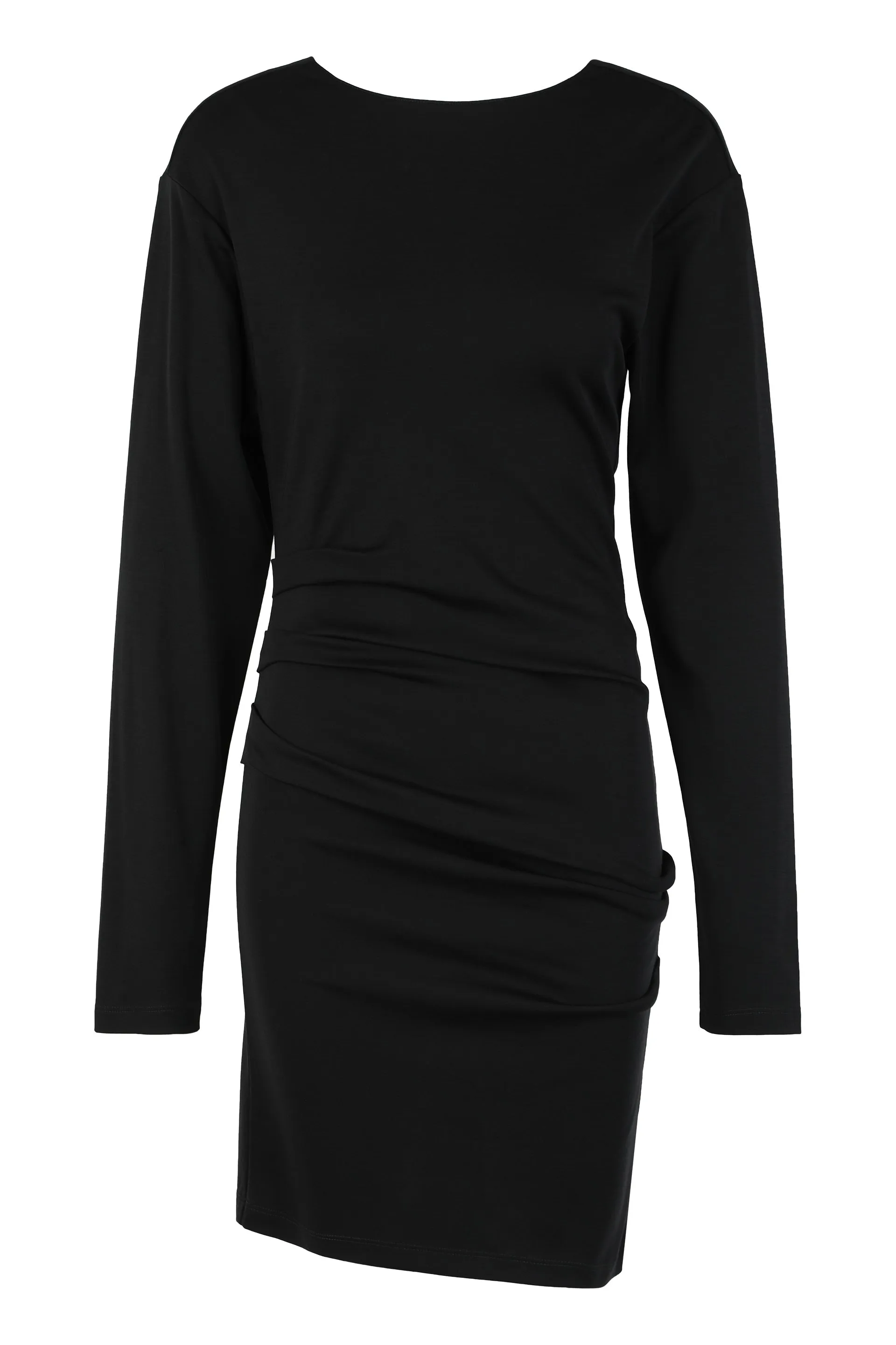 Mini Draped Dress in Black sold by Lord & Taylor