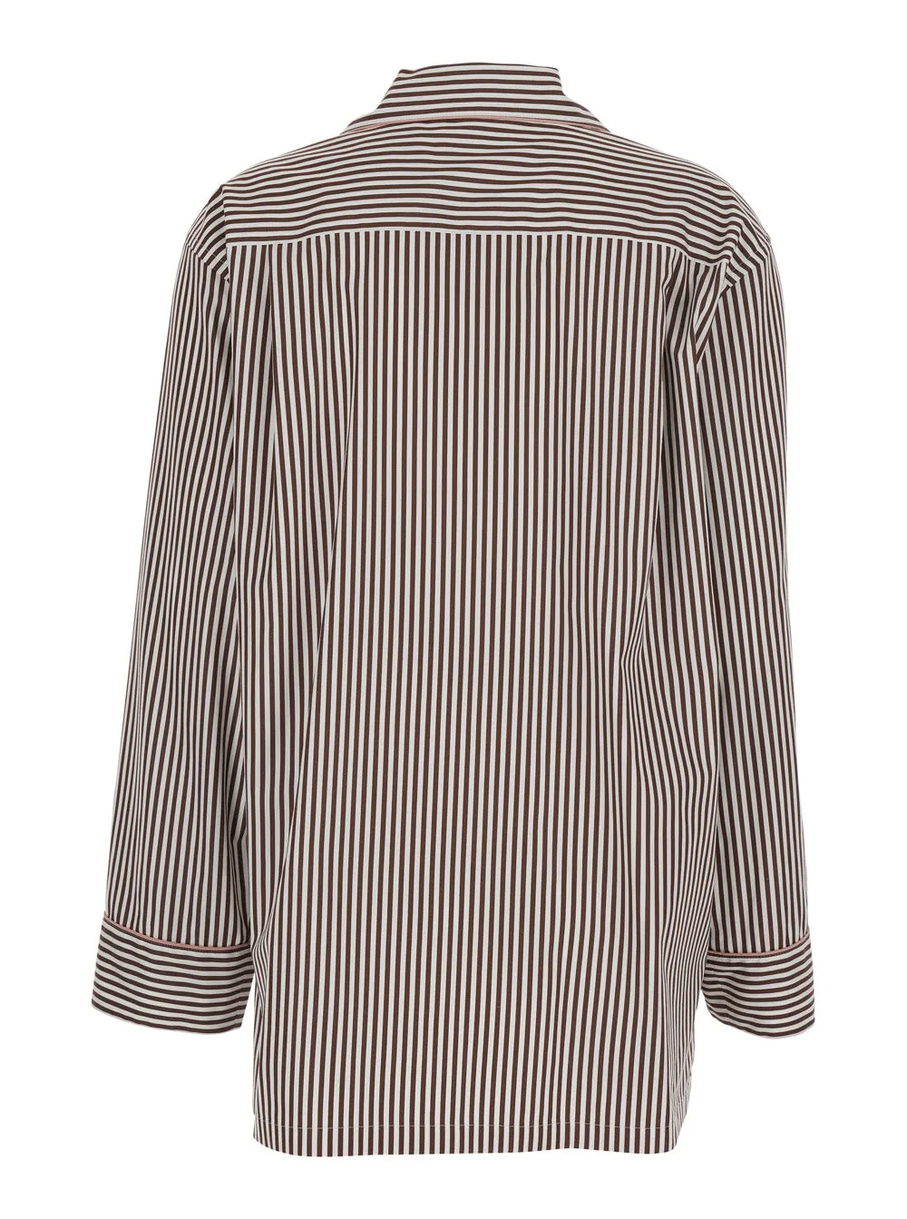 Shirt Notched Collar Brown Cotton sold by Lord & Taylor product image thumbnail 2