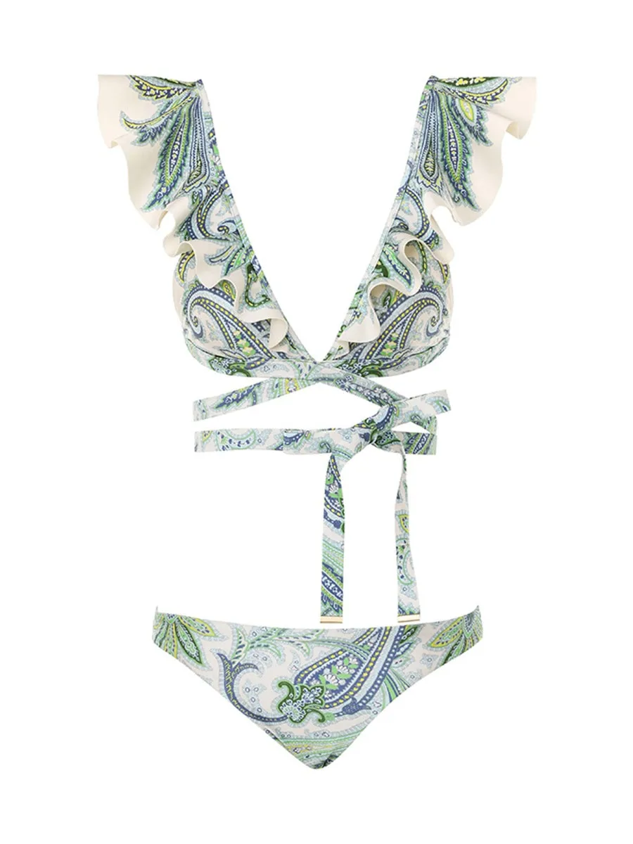 Multicolour Bikini Costume Set sold by Lord & Taylor