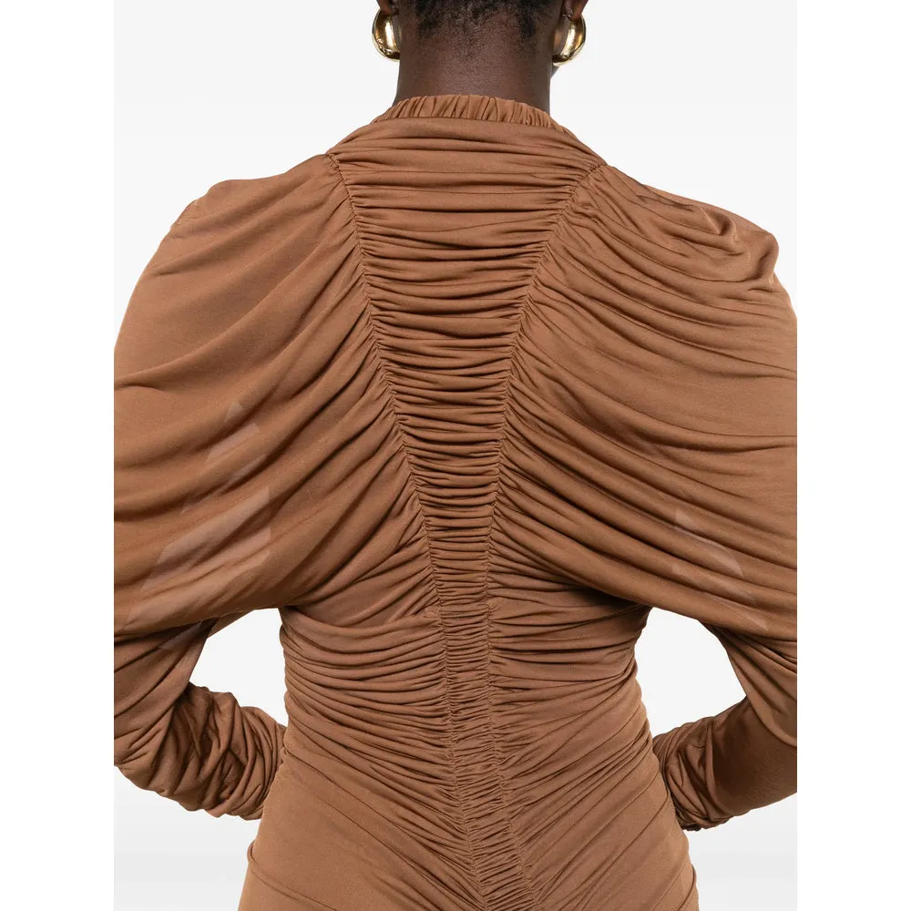 V-Neck Ruched Mini Dress sold by Lord & Taylor product image thumbnail 3