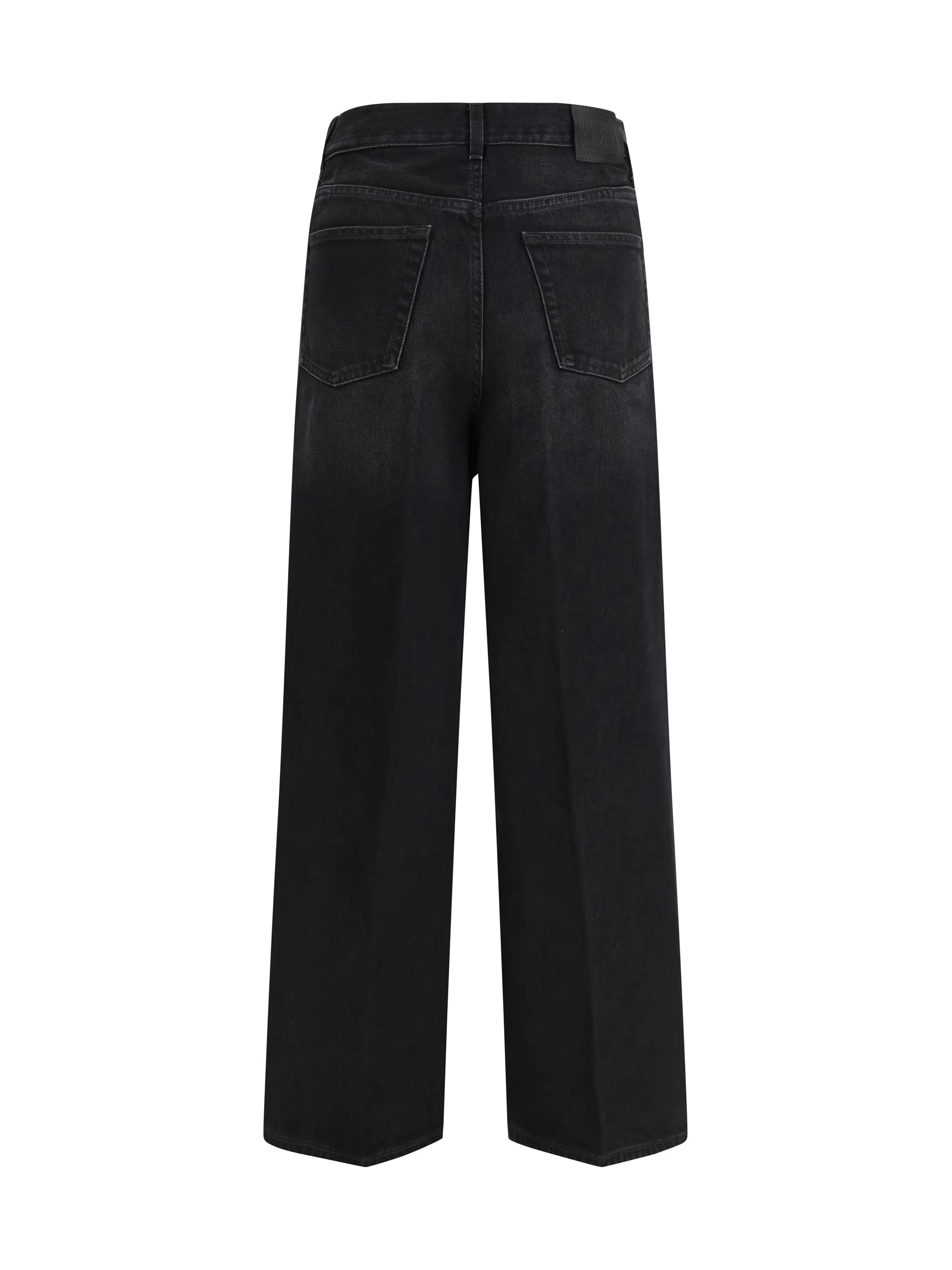 Wide-Leg Jeans Faded Black sold by Lord & Taylor product image thumbnail 3