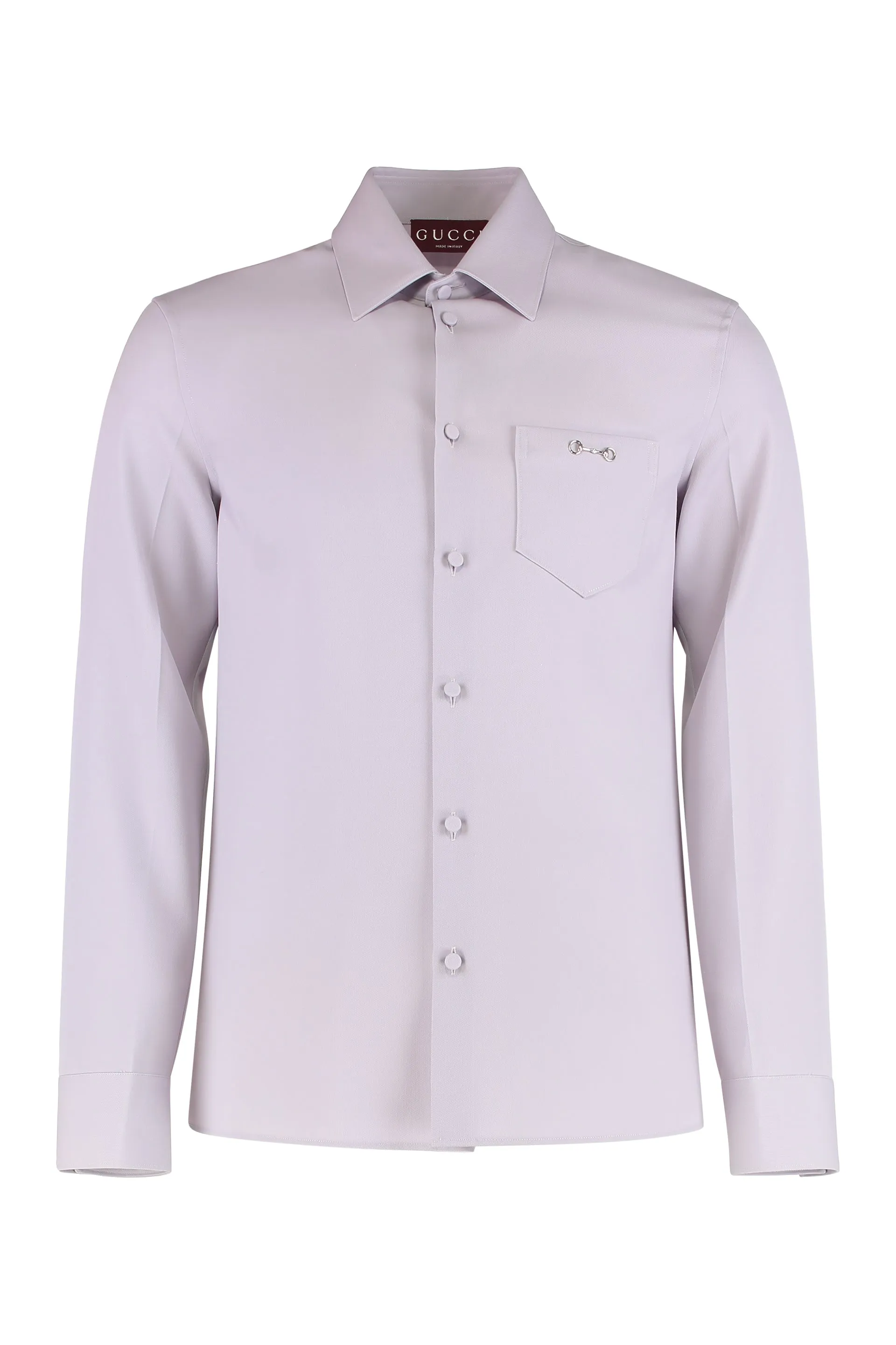 Wool Gabardine Slim-Fit Shirt sold by Lord & Taylor