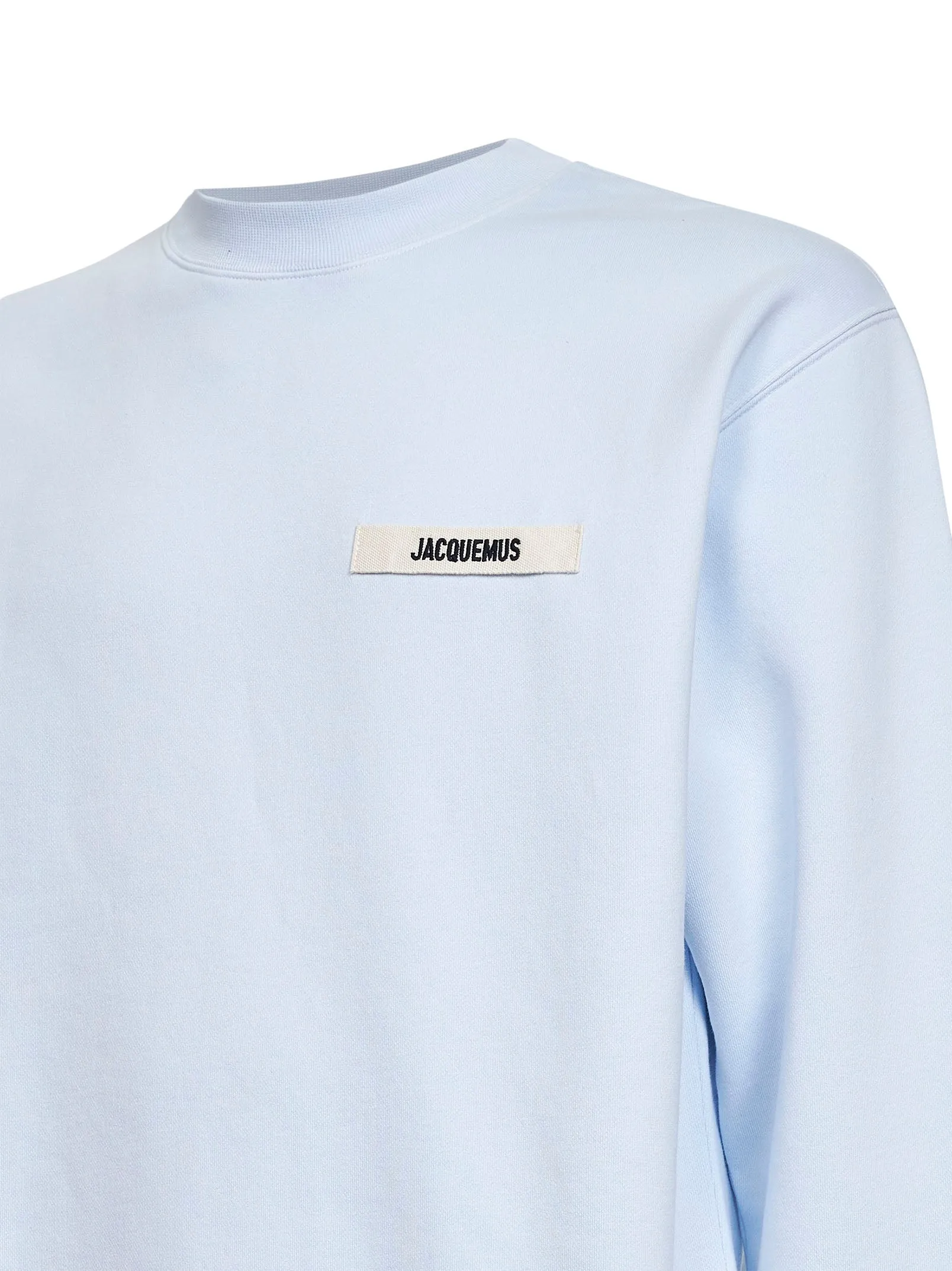Light Blue Organic Cotton Fleece Sweatshirt sold by Lord & Taylor product image thumbnail 3