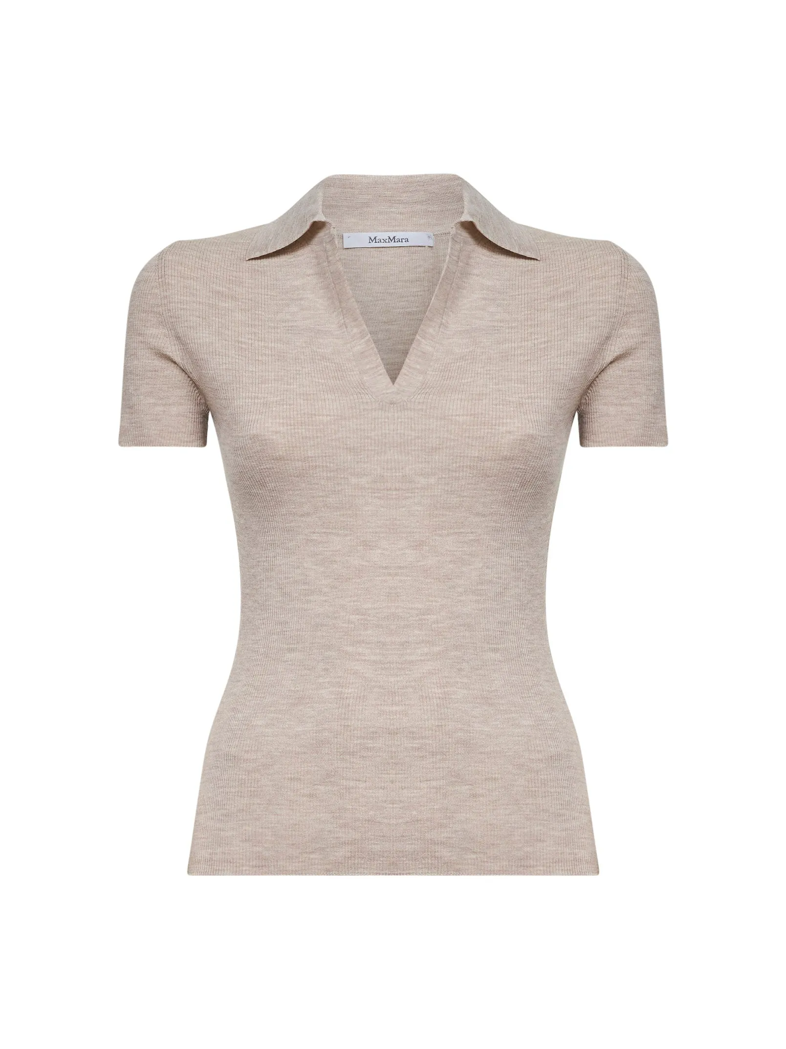 Powder Ribbed Wool Polo Shirt sold by Lord & Taylor