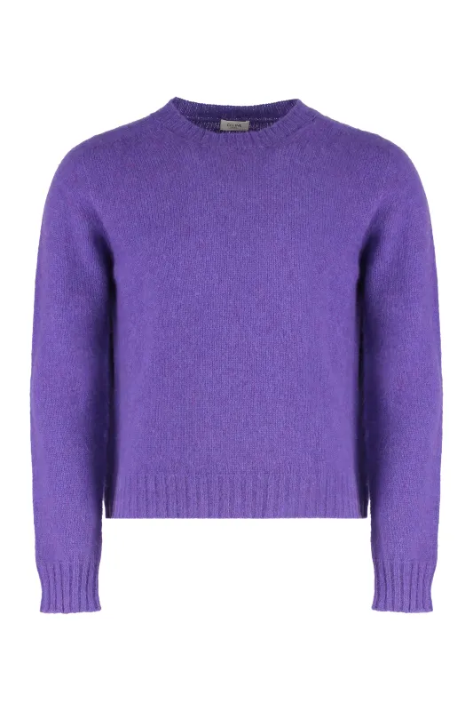 Crew Neck Sweater in Shetland Wool made by Celine