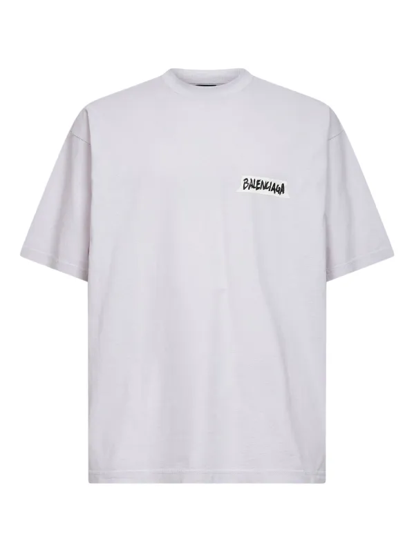 T-Shirt Masking Tape Grey made by Balenciaga