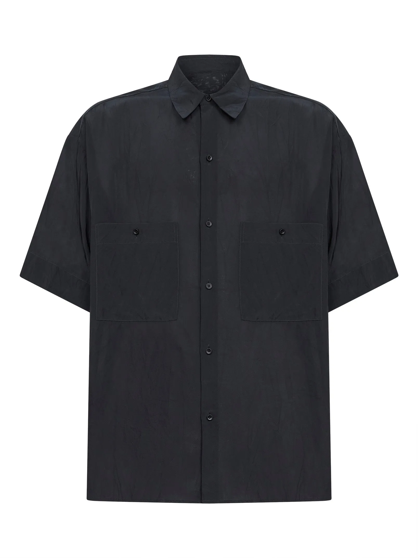 Navy Blue Viscose Shirt sold by Lord & Taylor