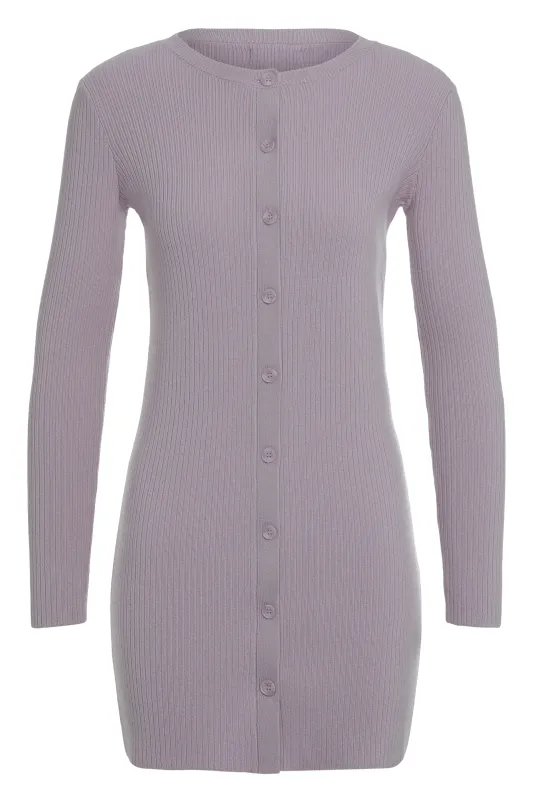 Cashmere Cardigan in Lilac made by Sablyn