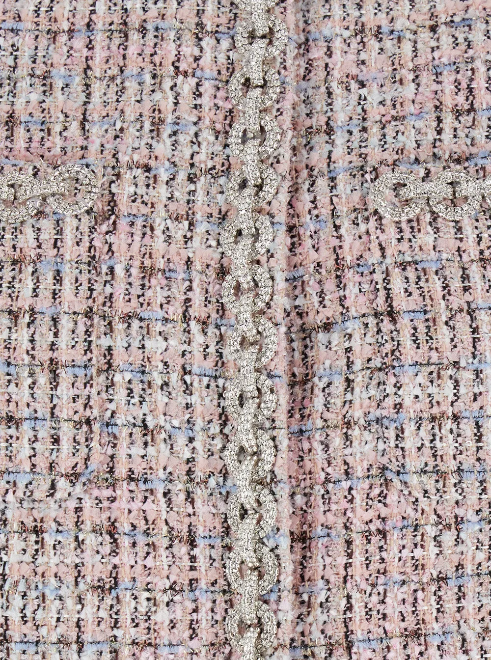 Pink Crewneck Jacket with Crystal Details sold by Lord & Taylor product image thumbnail 3
