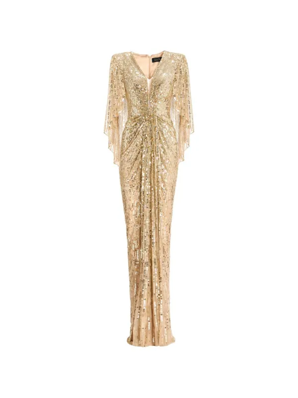 Evening Dress Carrie Gold made by Jenny Packham